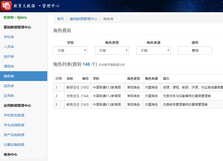 ZHONGBO.com教育大数据系统角色库